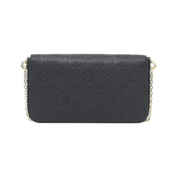 Louis Vuitton Black Clutch with Gold Chain - Picture 2 of 6